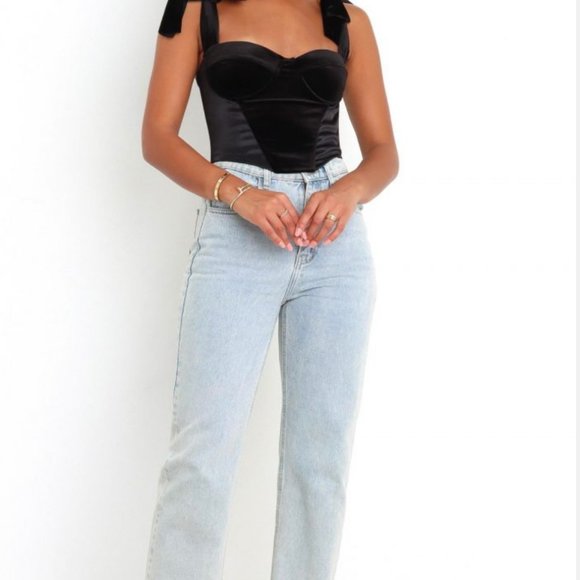 Petal & Pup Black Velvet Top - Picture 3 of 9